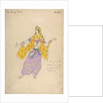 Polovtsian girl. Costume design for the opera Prince Igor by A. Borodin, 1909 by Konstantin Alexeyevich Korovin