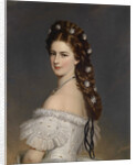 Empress Elisabeth of Austria with Diamond stars in her hair, ca 1860 by Franz Xavier Winterhalter