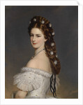 Empress Elisabeth of Austria with Diamond stars in her hair, ca 1860 by Franz Xavier Winterhalter