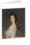 Empress Elisabeth of Austria with Diamond stars in her hair, ca 1860 by Franz Xavier Winterhalter