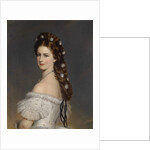 Empress Elisabeth of Austria with Diamond stars in her hair, ca 1860 by Franz Xavier Winterhalter