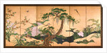 Birds and Flowers of Spring and Summer, Second Half of the 17th cen by Kano Eino