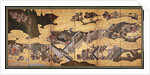 Battle scenes from the Tale of Heike (Heike Monogatari), First third of 17th cen by Anonymous