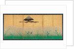 Mount Fuji and the moon, ca 1760 by Anonymous