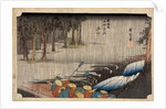 Tsuchiyama - Spring Rain by Utagawa Hiroshige