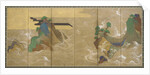 Waves at Matsushima, Early 17th cen by Tawaraya Sotatsu