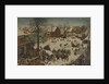 The Census at Bethlehem (The Numbering at Bethlehem), 1566 by Pieter Bruegel the Elder