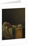 The Death of Marat, 1793 by Jacques Louis David