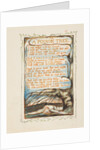 A Poison Tree. Songs of Innocence and of Experience, ca 1825 by William Blake