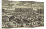 View of Versailles, garden facade, 1680s by Adam Pérelle