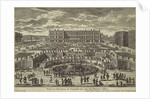 View of Versailles, garden facade, 1680s by Adam Pérelle