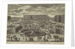 View of Versailles, garden facade, 1680s by Adam Pérelle