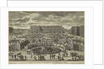 View of Versailles, garden facade, 1680s by Adam Pérelle