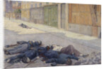 A Street in Paris in May 1871, 1903-1905 by Maximilien Luce
