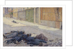 A Street in Paris in May 1871, 1903-1905 by Maximilien Luce