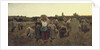 Calling in the Gleaners, 1859 by Jules Breton