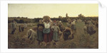 Calling in the Gleaners, 1859 by Jules Breton