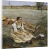 Hay making, 1877 by Jules Bastien-Lepage