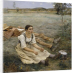 Hay making, 1877 by Jules Bastien-Lepage