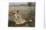 Hay making, 1877 by Jules Bastien-Lepage