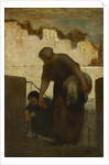The Laundress, ca 1863 by Honoré Daumier