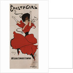 Poster for the musical comedy A Gaiety Girl by Sidney Jones, 1894 by Dudley Hardy