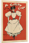 Poster for the musical comedy A Gaiety Girl by Sidney Jones, 1895 by Dudley Hardy