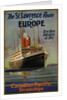 Canadian Pacific St. Lawrence Route To Europe, 1925 by William Dudley Burnett Ward the Younger
