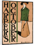 Harpers October, 1895 by Edward Penfield