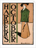 Harpers October, 1895 by Edward Penfield