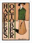 Harpers October, 1895 by Edward Penfield