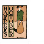 Harpers October, 1895 by Edward Penfield