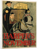 Harpers November, 1896 by Edward Penfield
