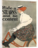 Ride a Stearns, 1896 by Edward Penfield