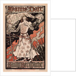 Sarah Bernhardt as Joan of Arc, 1893 by Eugène Grasset