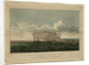 View of the White house in the city of Washington after the conflagration of the 24th August 1814, 1 by William Strickland