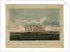 View of the White house in the city of Washington after the conflagration of the 24th August 1814, 1 by William Strickland