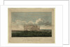 View of the White house in the city of Washington after the conflagration of the 24th August 1814, 1 by William Strickland