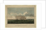 View of the White house in the city of Washington after the conflagration of the 24th August 1814, 1 by William Strickland