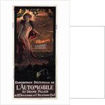 Exposition décennale de lAutomobile au Grand Palais, 1907 by Georges Antoine Rochegrosse
