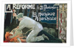 La Réforme le 21 Novembre, le masque anarchiste, 1897 by Henri Privat-Livemont