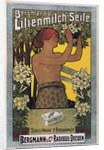 Bergmanns Lilienmilch Soap, 1896 by Johannes Joseph Vincenz Cissarz