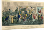 White Horse Cellar, Piccadilly by Isaac Robert Cruikshank