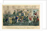 White Horse Cellar, Piccadilly by Isaac Robert Cruikshank