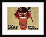 Bier Cabaret Passage. Paul Goldler, 1914 by Jo Steiner