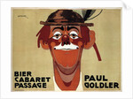 Bier Cabaret Passage. Paul Goldler, 1914 by Jo Steiner
