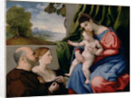 Madonna with child and two donors, 1525-1530 by Lorenzo Lotto