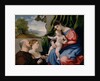 Madonna with child and two donors, 1525-1530 by Lorenzo Lotto