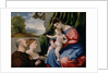 Madonna with child and two donors, 1525-1530 by Lorenzo Lotto
