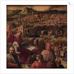 Arnolfo di Cambio shows the plan to enlarge Florence, 1563-1565 by Giorgio Vasari